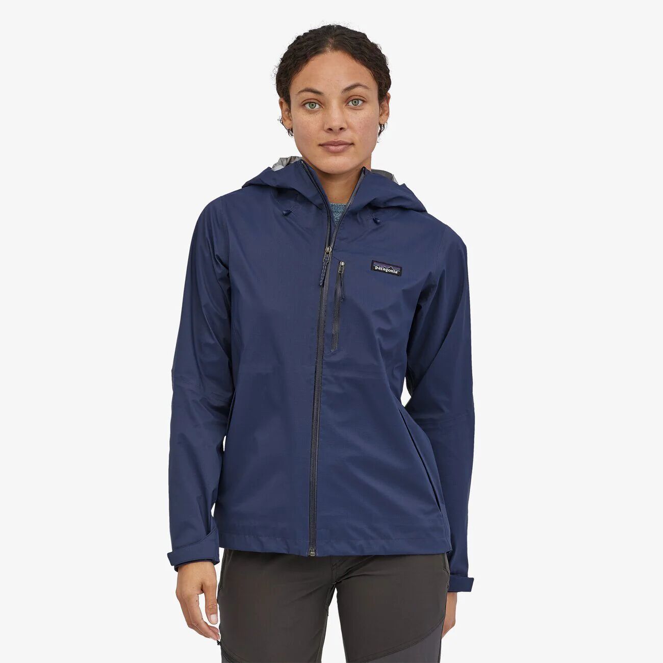 Patagonia Women's Rainshadow Jacket - 100% Recycled Nylon, Classic navy / L