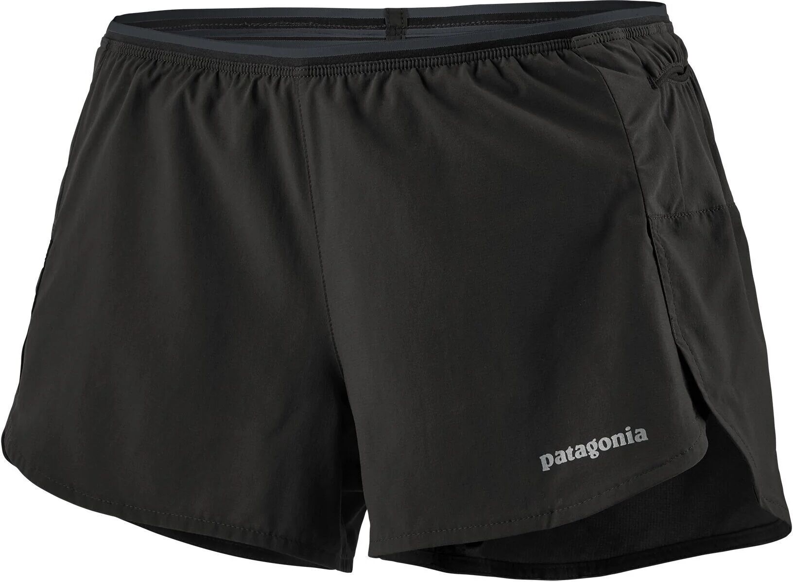 Patagonia Women's Strider Pro Running Shorts - 3" - Recycled Polyester, Black / XL