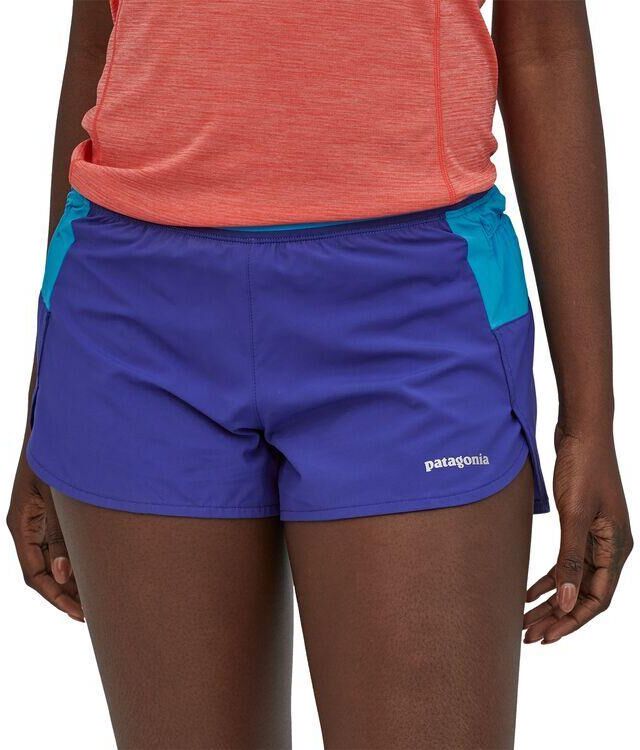 Patagonia Women's Strider Pro Running Shorts - 3" - Recycled Polyester, Cobalt Blue / XL