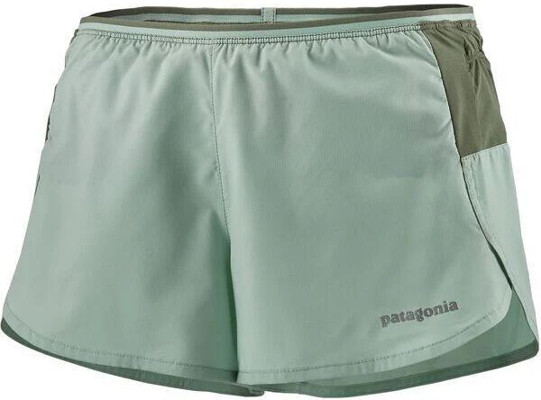 Patagonia Women's Strider Pro Running Shorts - 3" - Recycled Polyester, Gypsum Green / XS