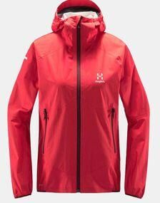 Haglofs Womens L.I.M PROOF Multi Jacket Hibiscus red Size: (L)