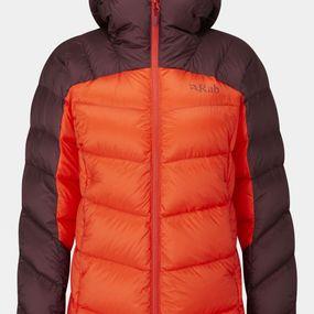 Rab Womens Neutrino Pro Jacket Deep Heather/Red Grapefruit Size: (8)