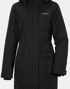 Didriksons Womens Emilia Parka 3 Black Size: (10)