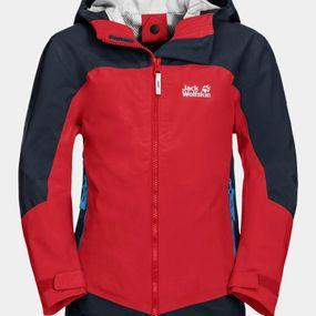 Jack Wolfskin Boys Ropi Jacket Peak Red Size: (5/6 Year)