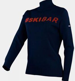 Henri Duvillard Womens Barmes Ski Bar Sweater Dark Navy Size: (10)