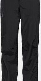 Vaude Women's Yaras Rain Zip Pants III Black Size: (XL)