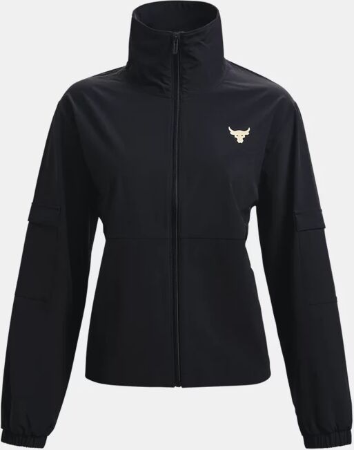 Under Armour Women's Project Rock Woven Packable Jacket Black Size: (SM)