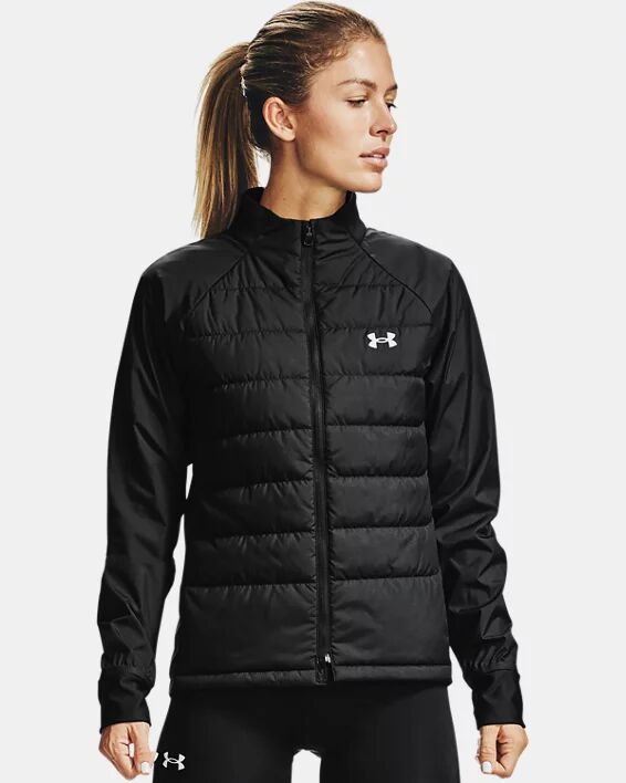 Under Armour Women's UA Run Insulate Hybrid Jacket Black Size: (LG)