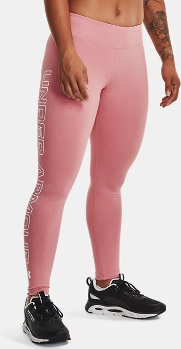 Under Armour Women's UA Favorite Wordmark Leggings Pink Size: (SM)