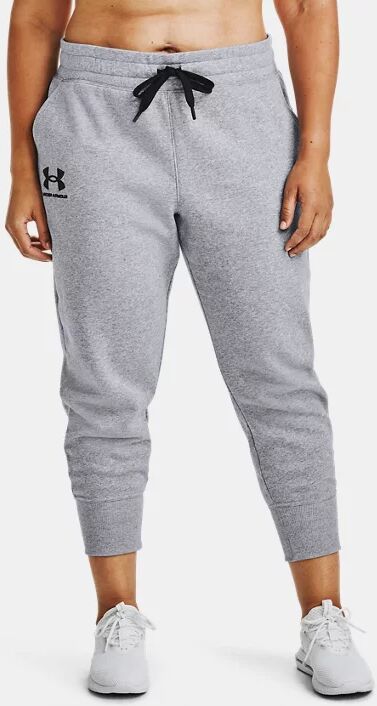 Under Armour Women's UA Rival Fleece Joggers Gray Size: (1X)