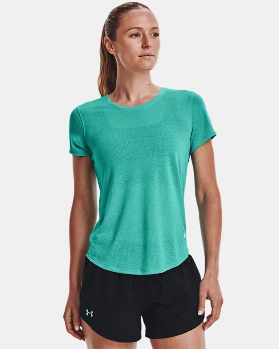 Under Armour Women's UA Streaker Run Short Sleeve Green Size: (LG)