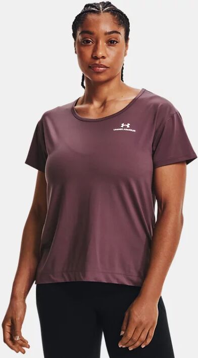 Under Armour Women's UA RUSH™ Energy Core Short Sleeve Purple Size: (LG)