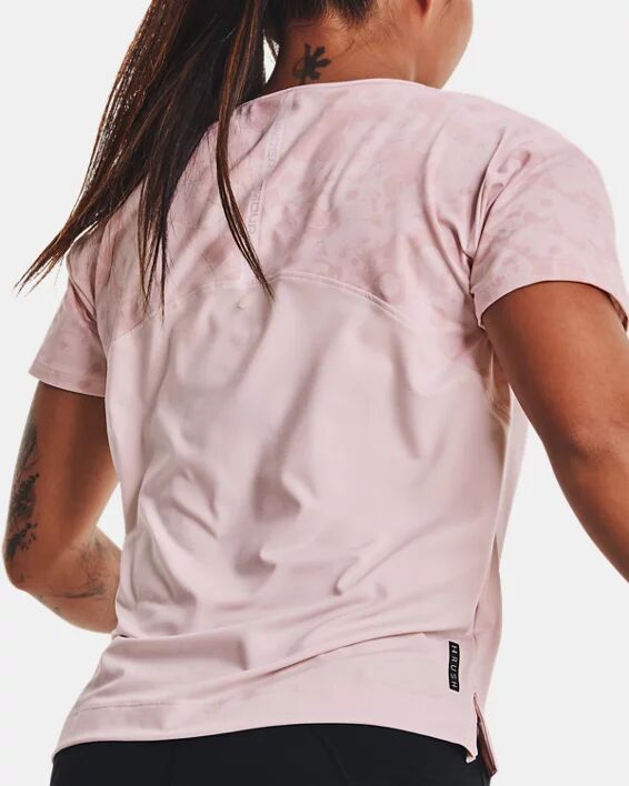 Under Armour Women's UA RUSH™ Energy Colorblock Short Sleeve Pink Size: (XL)