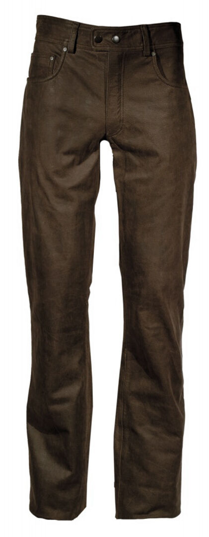 Modeka Stemp Motorcycle Leather Pants  - Brown