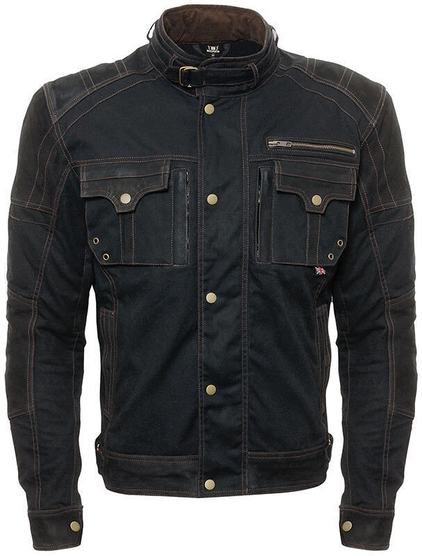 Bores Max Wax Jacket  - Black