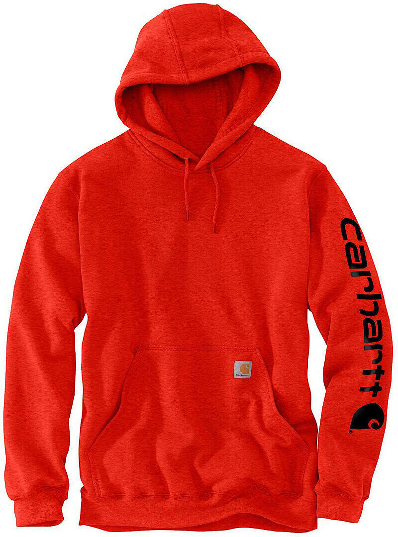 Carhartt Midweight Sleeve Logo Hoodie  - Red Beige