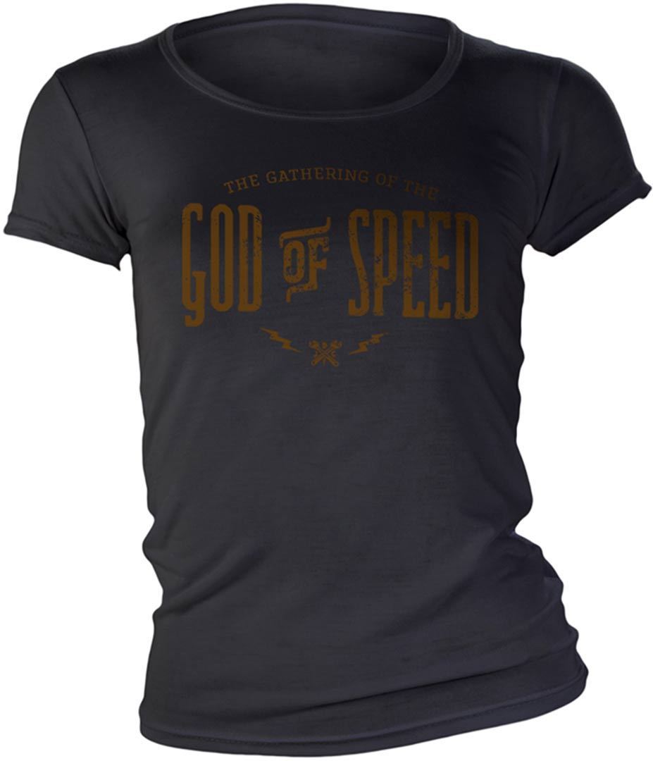 John Doe God Of Speed Ladies T-Shirt  - Black