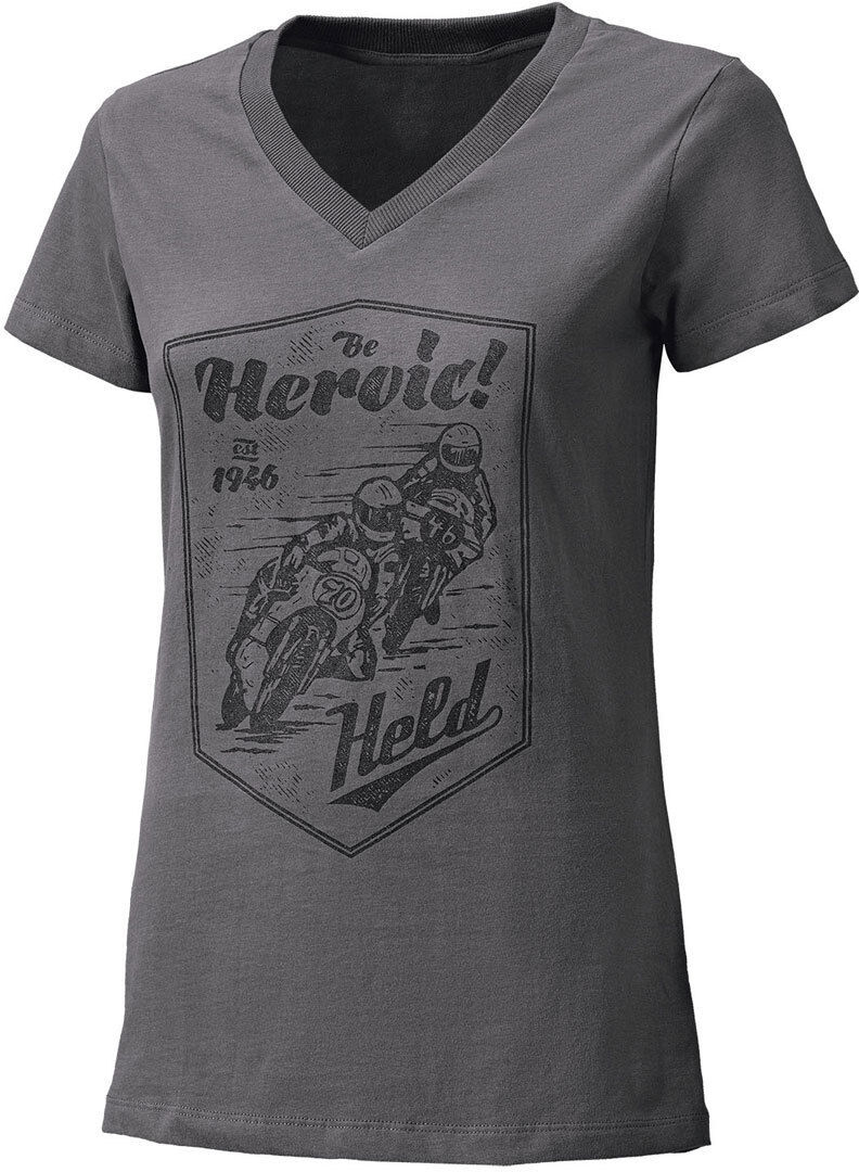 Held Be Heroic Ladies T-Shirt  - Grey