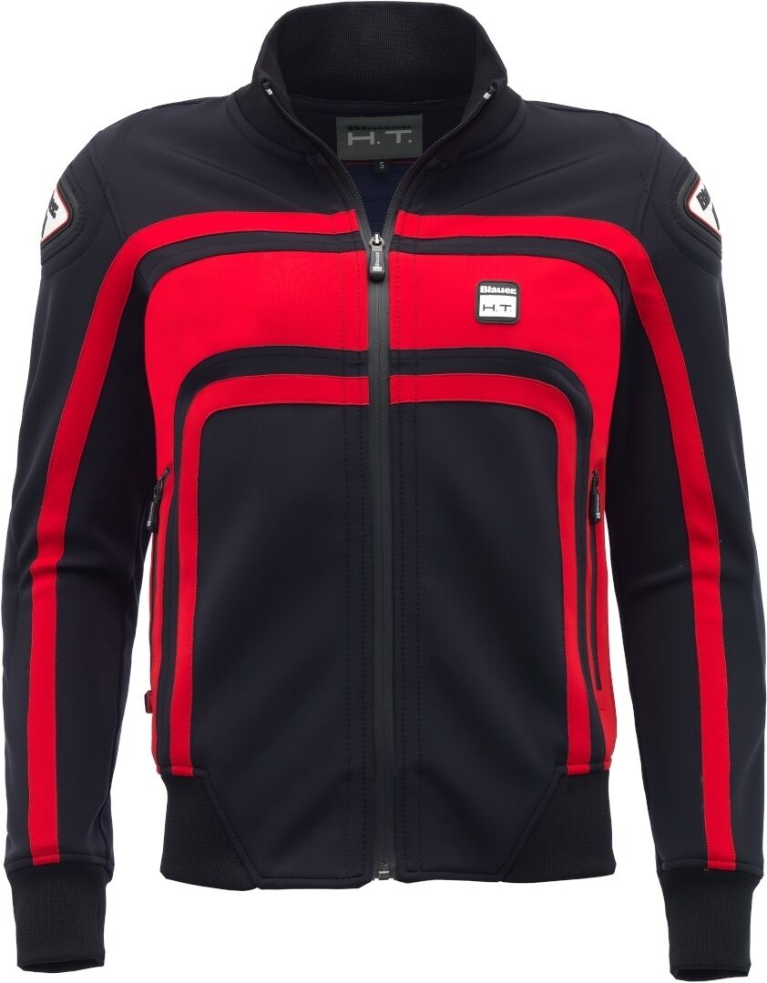 Blauer Easy Rider Ladies Motorcycle Textile Jacket  - Black Red