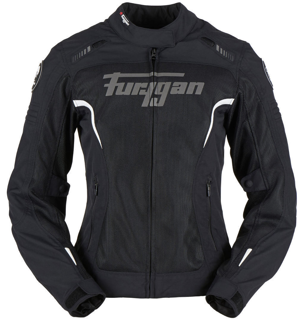 Furygan Soho Motorcycle Textile Jacket  - Black