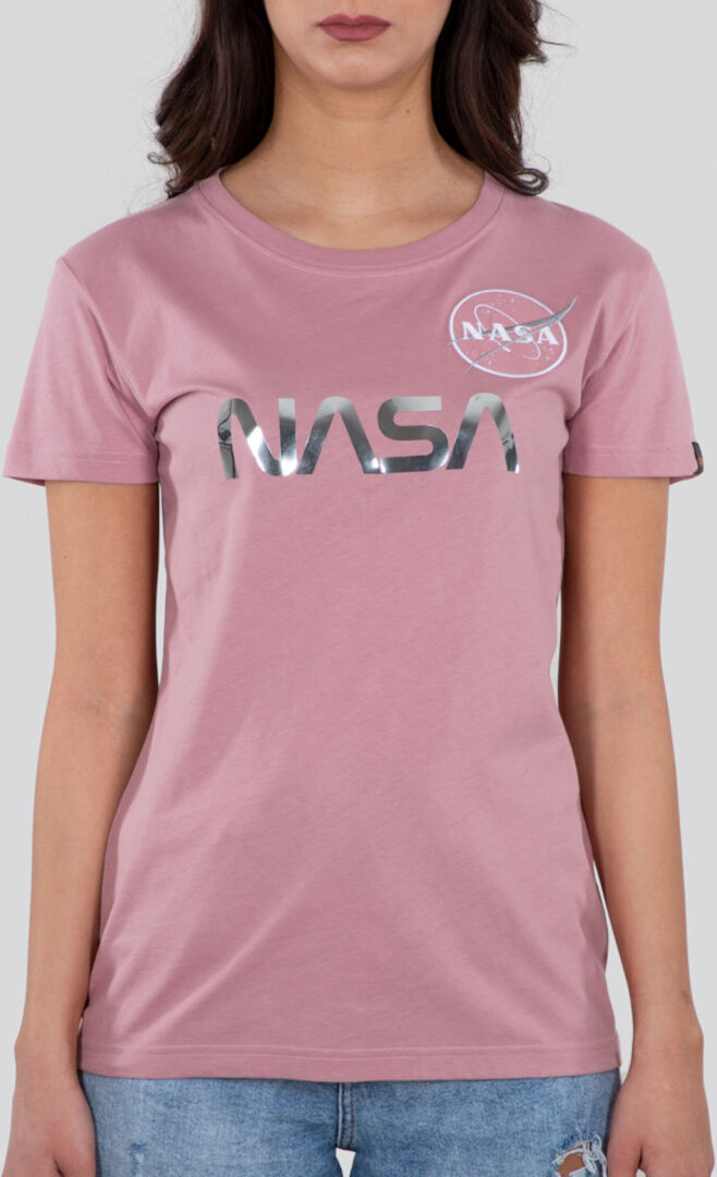 Alpha Industries Nasa Pm Ladies T-Shirt  - Pink