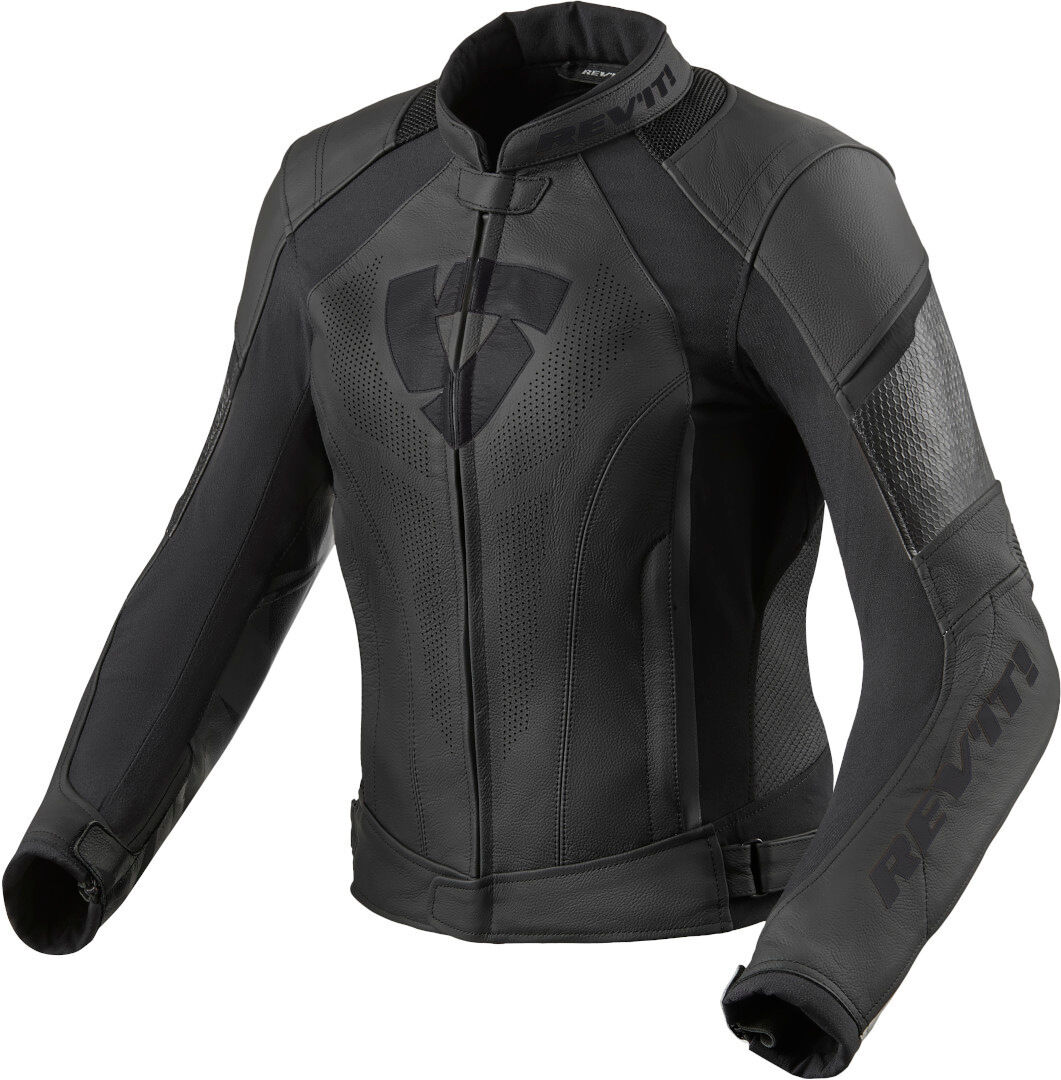 Revit Xena 3 Ladies Motorcycle Leather Jacket  - Black