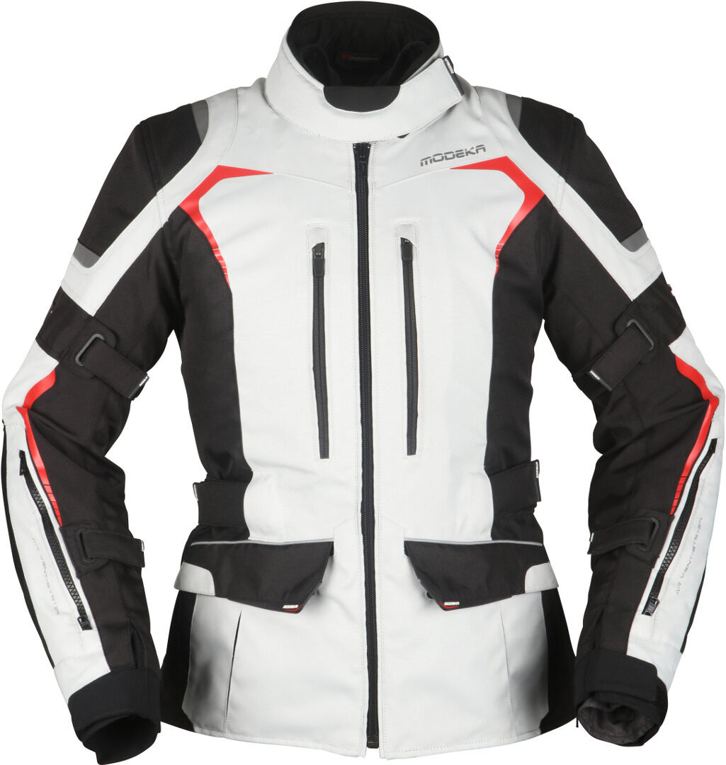 Modeka Elaya Ladies Motorcycle Textile Jacket  - Black Grey