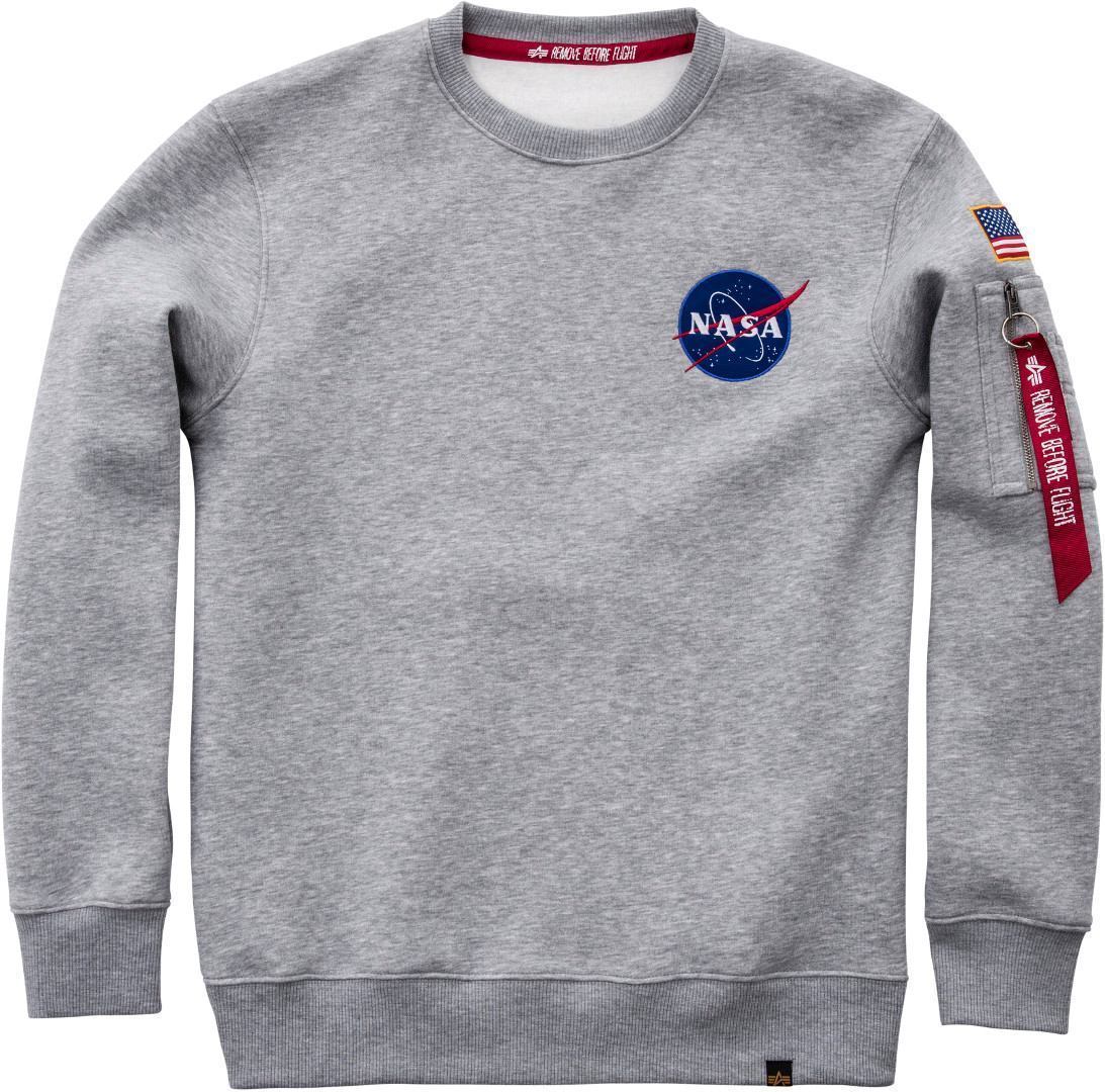 Alpha Industries Nasa Sweatshirt  - Grey