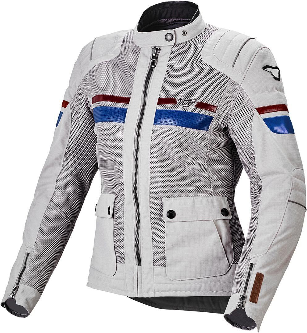 Macna Fluent Ladies Motorcycle Textile Jacket  - Grey