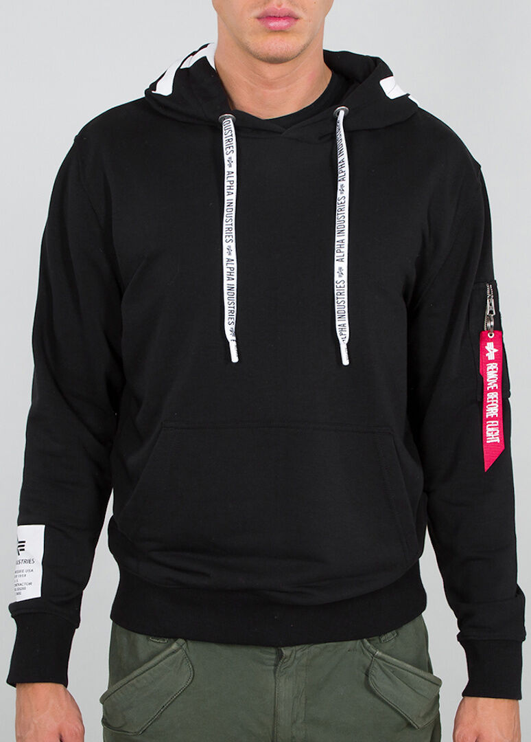 Alpha Industries Alpha Hoodie  - Black