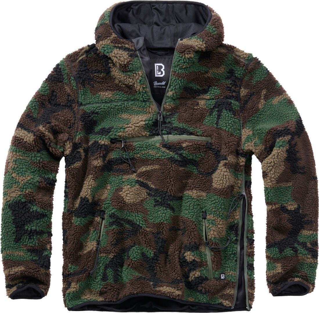 Brandit Teddyfleece Worker Pullover  - Green