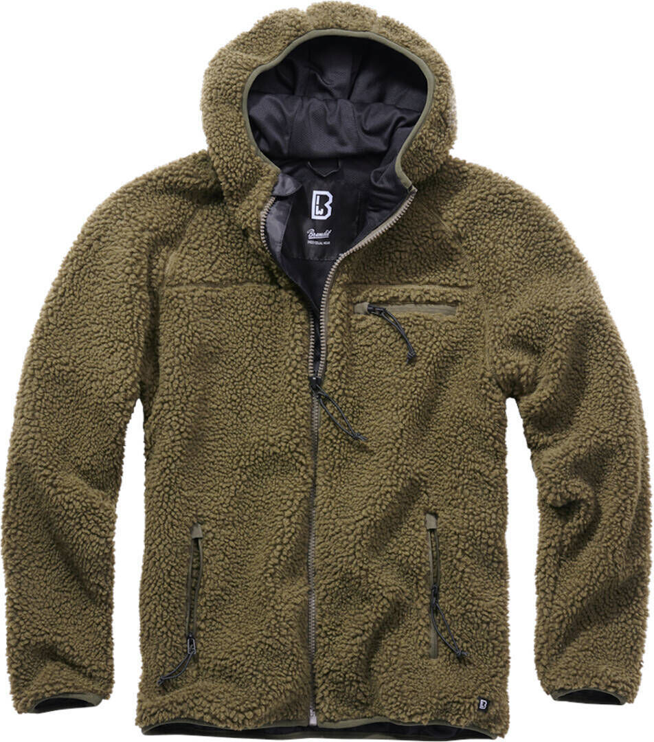 Brandit Teddyfleece Worker Jacket  - Green