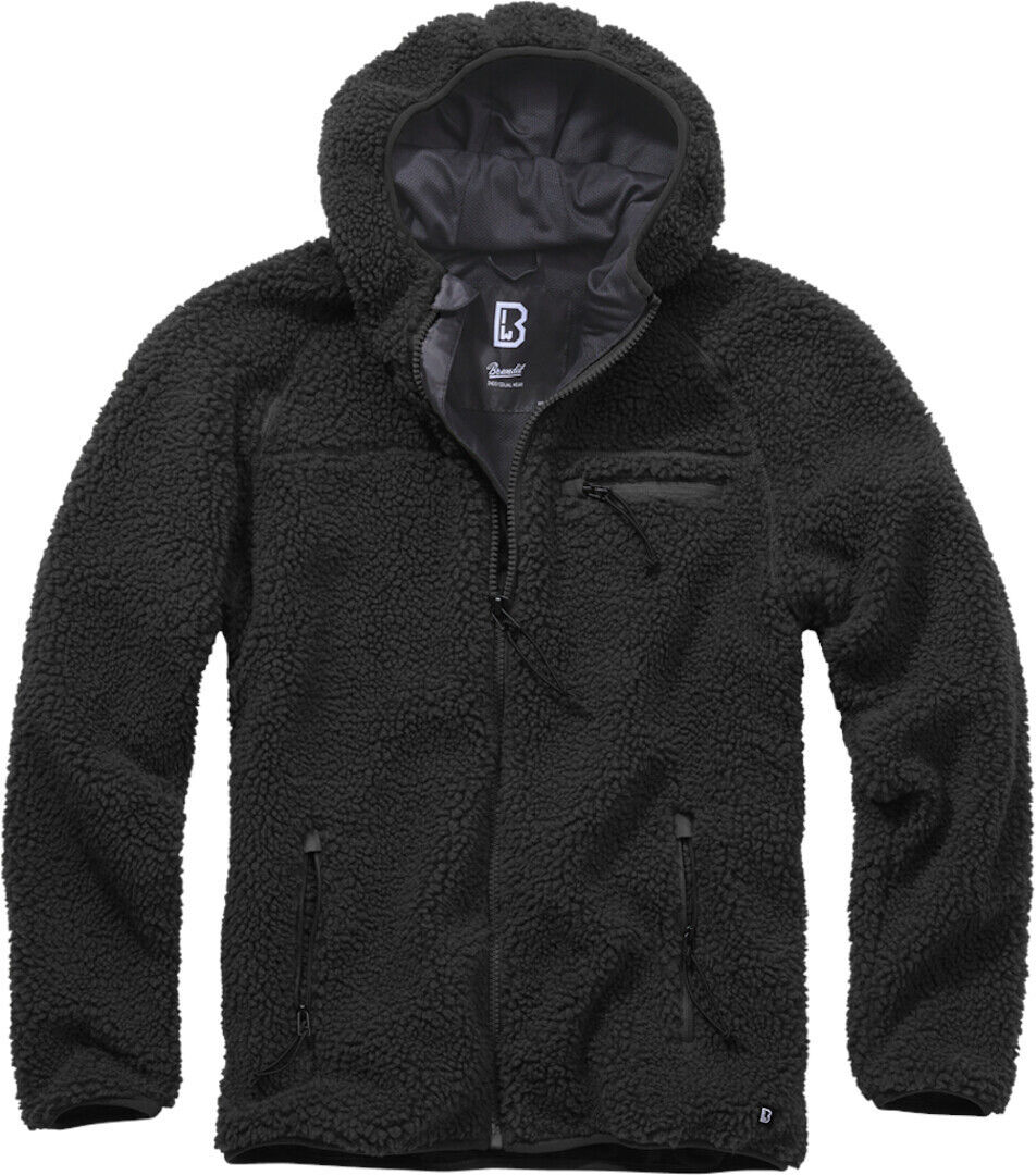 Brandit Teddyfleece Worker Jacket  - Black