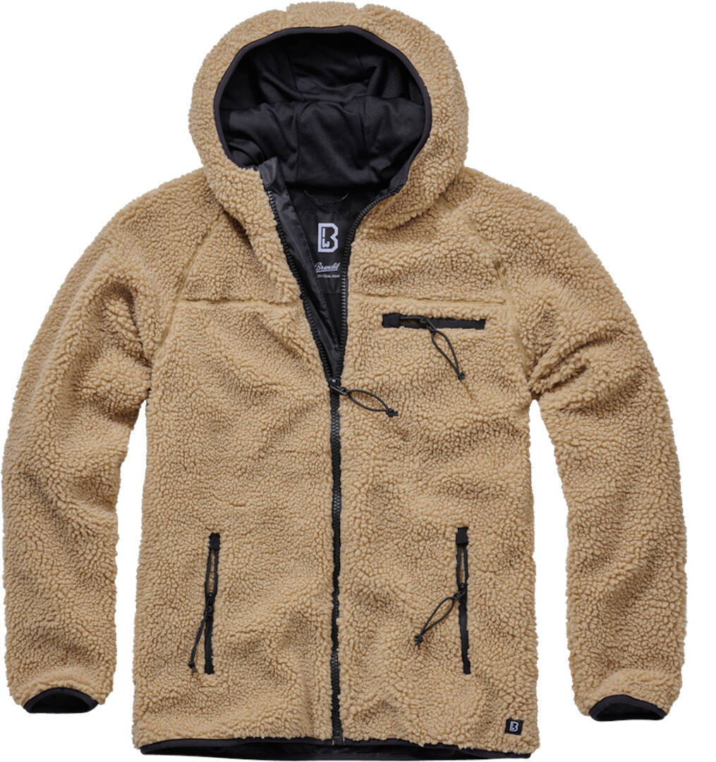 Brandit Teddyfleece Worker Jacket  - Beige