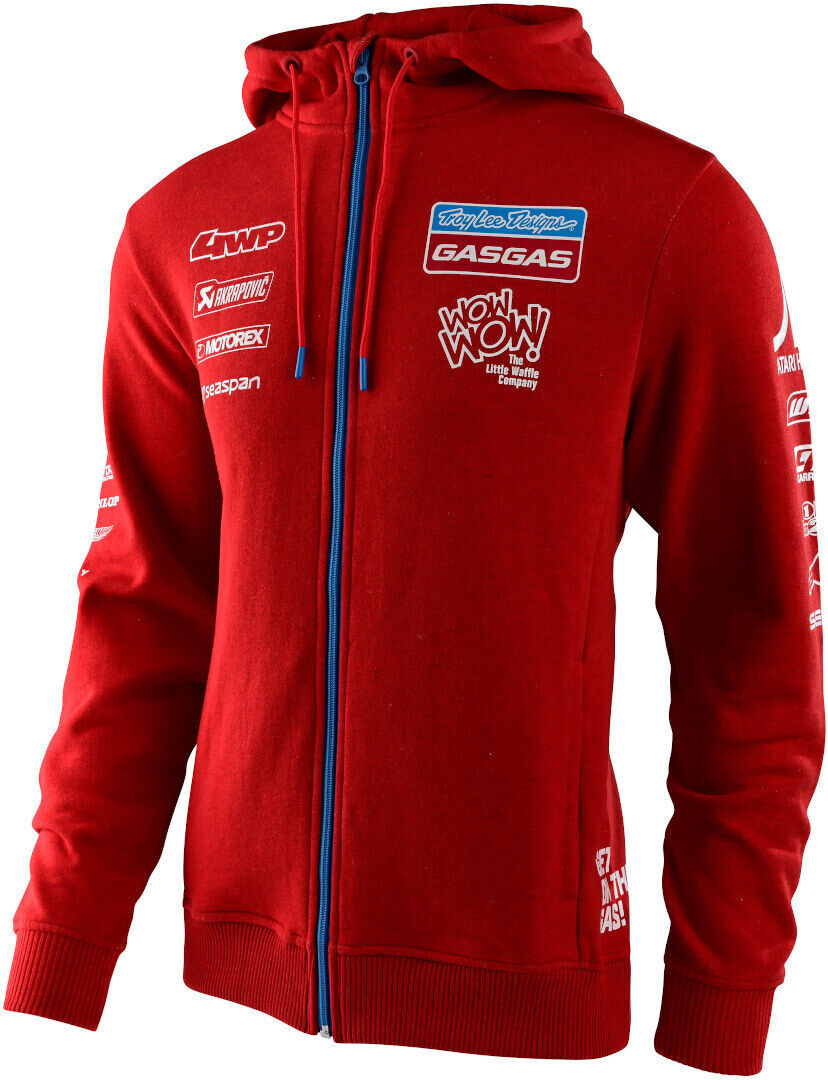 Lee Troy Lee Designs Gasgas Team Zip Hoodie  - Red