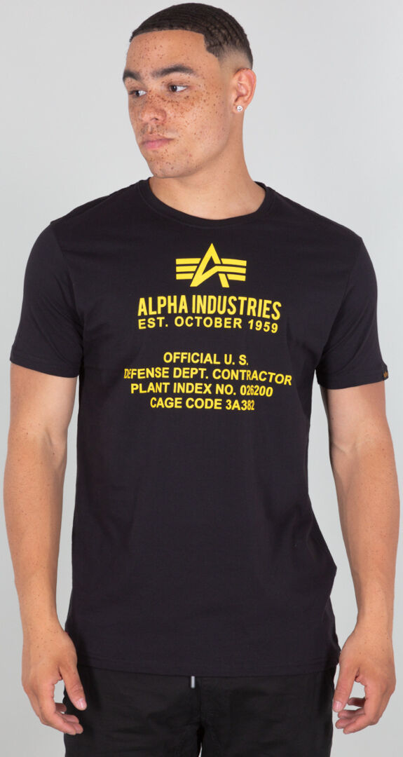 Alpha Industries Fundamental T-Shirt  - Black