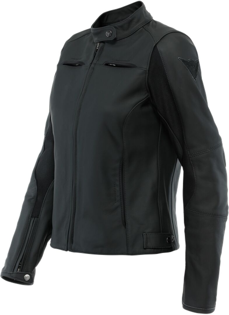 Dainese Razon 2 Ladies Motorcycle Leather Jacket  - Black