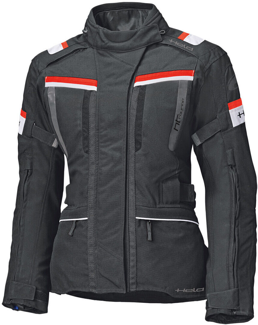 Held Tourino Ladies Motorcycle Textile Jacket  - Black Red