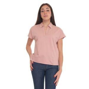 Fay Polo senza bottoni Cot Rosa Donna M