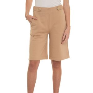 Fay Bermuda in cotone felpato Beige Donna 44