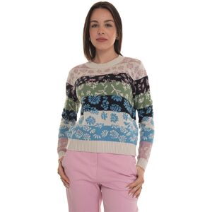 Weekend Max Mara Maglia Girocollo Fleres Multicolor Donna L