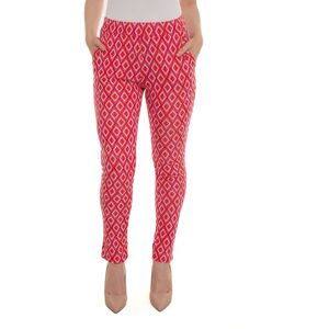 Maria Bellentani Pantalone morbido in jersey Fucsia-arancio Donna 42