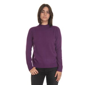 Quality First Maglia in lana Viola Donna L