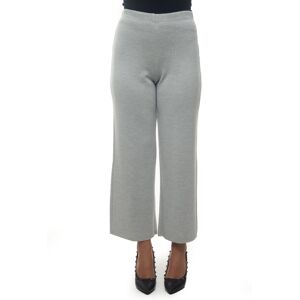 Maria Bellentani Pantalone lana Grigio chiaro Donna 48