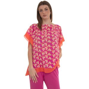 Seventy Poncho Fucsia Donna UNI