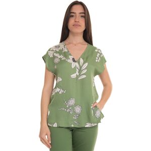 Pennyblack Top morbido Bengasi Verde Donna 50