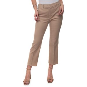 Weekend Max Mara Pantalone in cotone Zeda Beige Donna 48