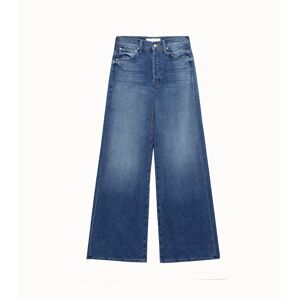 mother the ditcher roller sneak jeans in solid color cotton