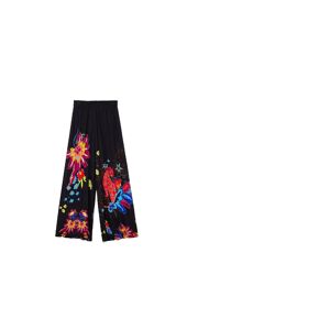 Desigual Pantalone Donna Art 24swmw05 NEGRO