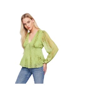 Gaudi Blusa Donna Manica Lunga Art. 311bd45004 P-E 23 Colore E Misura A Scelta DAIQUIRI GREEN PRINT